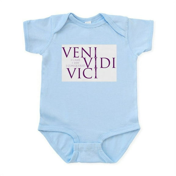 CafePress - Infant Creeper Veni Vidi Vici - Baby Light Bodysuit, Size Newborn - 24 Months