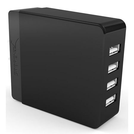 Sabrent 40 Watt/8 Amp 4-Port Rapid Smart USB Wall Charger AX-U4PB