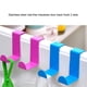 thumbnail image 5 of Inteprter 2pcs Over Door Hooks Stainless Steel Kitchen Clothes Drawer Metal Clasp Hanger Punch-Free Rack Z-shaped Sturdy Belts Hangers Type3 NO3 Inteprter JJ65376-04, 5 of 6