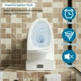 thumbnail image 5 of Spaco 1.1/1.60 GPF Dual-Flush One Piece Toilet,Button on Tank top S-trap, Water-Saving Elongated Comfort Height Floor Mounted, Soft Closing Seat,1000 Gram Map Flushing Score Toilet, White, 5 of 15