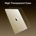 thumbnail image 3 of MOSISO Compatible with MacBook Air 13 inch Case 2025 2024 2023 2022 M4 A3240 M3 A3113 M2 A2681, Ultra-Thin Natural Original Hard Shell&Matching Color Keyboard Cover&Screen Film&Pouch, Midnight Clear, 3 of 7