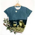 thumbnail image 4 of Fourth of July Shirts ,Saved Items for Later,Cadancy Plus Size Tops for Women Dressy Casual,Cute Clothes Over 50 Blouses Casual,Stripe Shirt ,Playeras De Mujer Cuello,Multicolor 2X, 4 of 4