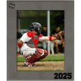 thumbnail image 1 of LDHF Large Photo Frame Baseball 2025 Leatherette 8x10 Photo Frame Grey, 1 of 4