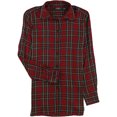 thumbnail image 1 of Ralph Lauren Womens Flannel Button Up Shirt, Red, Medium, 1 of 1