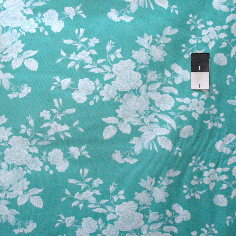 FreeSpirit Fabrics Tanya Whelan Shades of Rose Toile Teal Cotton