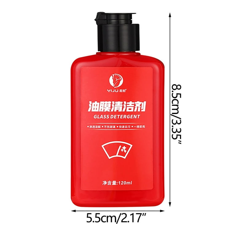 Ykohkofe Car Windshield Oil Film Cleaner Glass Oil Film Removing Paste Windshield  Cleaner Glass Clear Car Paint Oil Film Remover Glass Stripper Water Remover  Dirt Cleaning With Sponge 