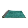 thumbnail image 2 of Ahgly Company Indoor Round Persian Turquoise Blue Traditional Area Rugs, 7' Round, 2 of 4
