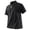 A-Black897, variant on XIAOCHA Solid Color Polo Shirt For Men Lapel Short Sleeve Button Daily Casual Tee