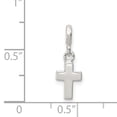 thumbnail image 2 of 925 Sterling Silver Cross Pendant Charm Religious Latin, 2 of 6