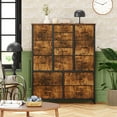 thumbnail image 4 of Commode à 15 Tiroirs, Buffet en Bois de 37,4 Po Commodes Armoire de Rangement pour Chambre, 4 of 9