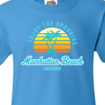 thumbnail image 4 of Inktastic Summer Enjoy the Sunshine Manhattan Beach California in Blue Youth T-Shirt, 4 of 5