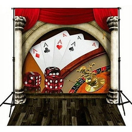 Image of MOHome 5x7ft Poker Dice casino theme backdrops children photography studio background