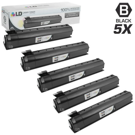 LD Products Compatible Replacements for Toshiba T-FC25-K Set of 5 Black Laser Toner Cartridges for use in Toshiba
