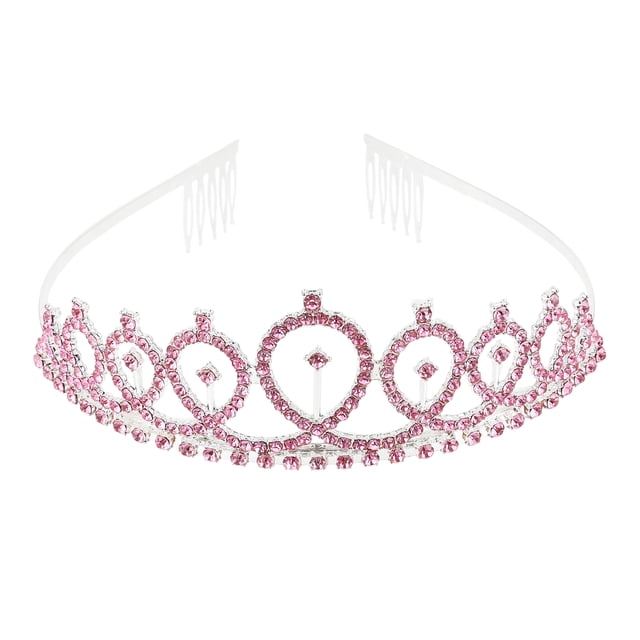 Weiweiguan Exquisite Women Crown Wedding Crown Headdress Rhinestone Bride Tiara Decor