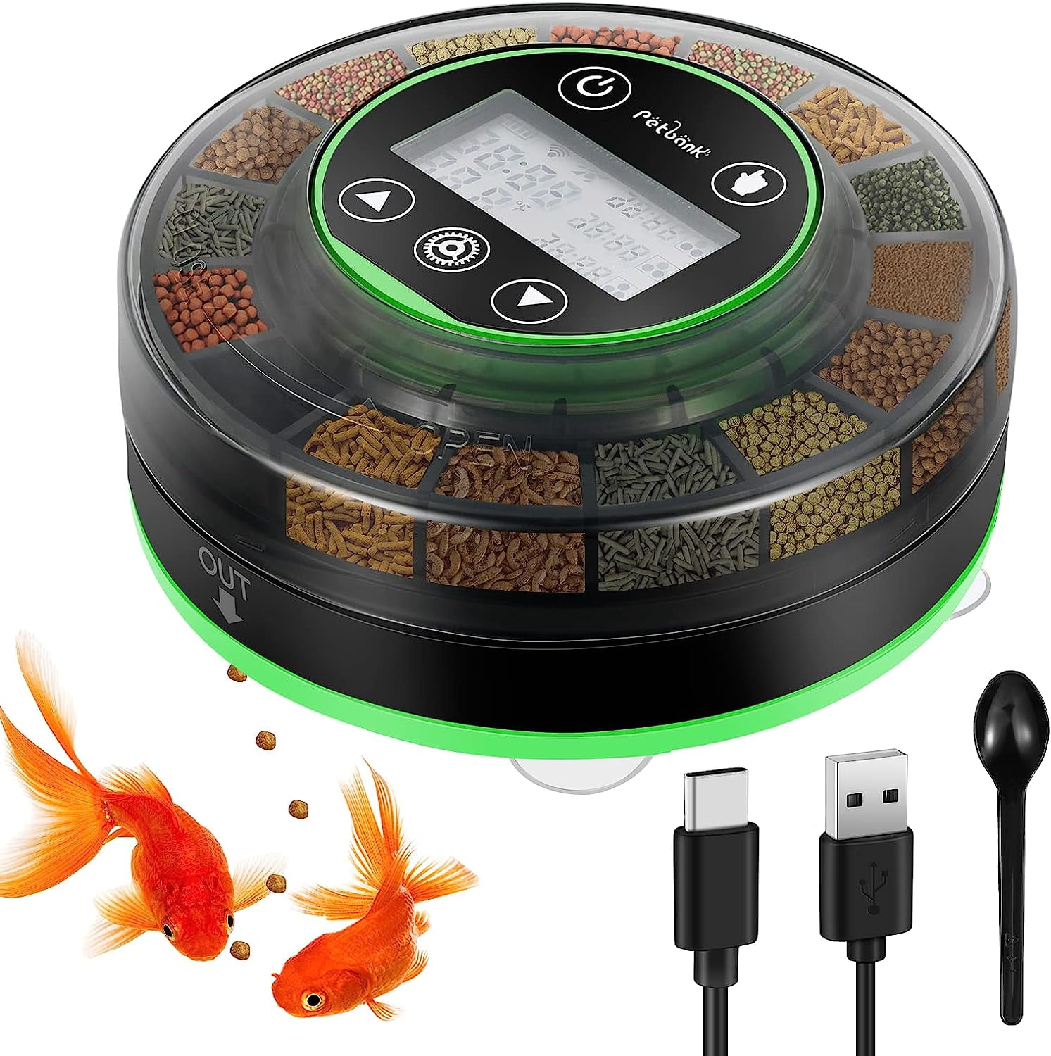 P7000 pond fish feeder discount