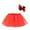 Red, variant on XEGLSBU Girls Dresses Size 7-8 Winter Enchanting Girls Party Dress with Bow Hair Clip Cute Solid Flutter Sleeve Skirt for Festive Girls Age 4 9 Lightweight Elegant Appropriate Black Size 5-8 Years