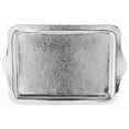 thumbnail image 2 of HUBERT® Serving Tray with Hammer Finish Stainless Steel Rectangular - 22 1/2" L x 14 1/2" W, 2 of 3