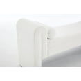 thumbnail image 5 of Resenkose 60 Inch Oversized Two-Seater Bench, Extra Long Comfortable Statement Bench for Entryway, Mudroom, Living Space, White, 5 of 6