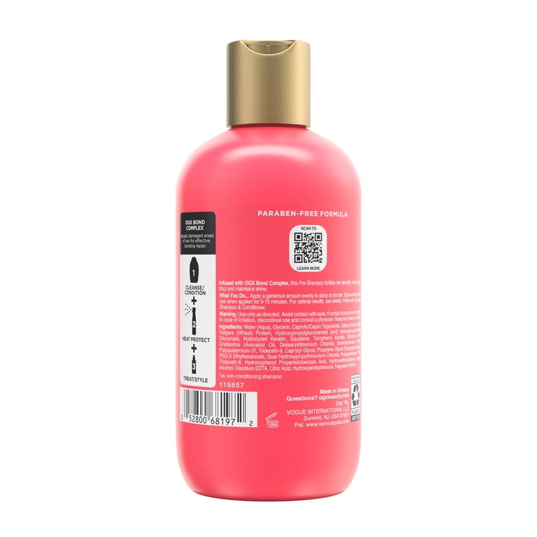 OGX Bond Protein Repair Pre-Shampoo, 8.4 fl oz (4-Pack) photo 8
