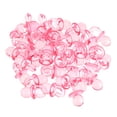 thumbnail image 1 of Juego de 50 piezas para baby showers y decoraciones para mesas con chupetes acrílicos transparentes de color rojo, 1 of 4