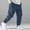 Dark Gray, variant on WRKEKC Cargo Pants for Men Solid Color Zipper Large Pocket Functional Unisex Floor Length Trousers with Utility Style