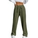 zanvin Femmes Pantalons de Survêtement Taille Haute Joggers Coton Pantalons de Sport avec Poches, Vert Armée, S – image 4 sur 6