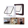 thumbnail image 1 of Porte pour Chien Chat Verrouillage 4 Directions Intérieur Extérieur Porte Anti-Intempéries, 1 of 4