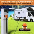 thumbnail image 2 of Nilight 30 Amp 50FT RV Locking Extension Cord with Adapter 15Amp to 30Amp 125V Heavy Duty 10 Gauge Pure Copper STW Wire ETL Listed 3 Prong TT-30P L5-30R 30F/30M Weatherproof Suit for Camper Trailer, 2 of 9