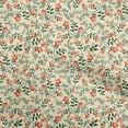 thumbnail image 1 of oneOone Polyester Spandex Light Yellow Fabric Florals Craft Projects Decor Fabric Printed By The Yard 56 Inch Wide, 1 of 4