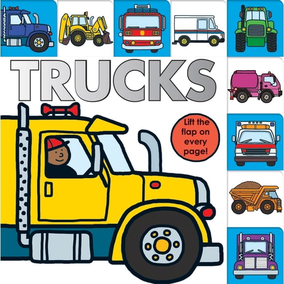 (Baby & Toddler)Lift-The-Flap Tab Books: Lift-The-Flap Tab: Trucks, Book , Priddy, Roger,(Board book)