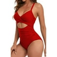 thumbnail image 5 of KYAIGUO Women's One Piece Bikini Swimsuits Slimming Swimwear Plus Bathing Suits, 5 of 8