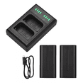 thumbnail image 2 of Kit de Batería y Cargador Inteligente USB BLOOSOM NP-F550, 2 of 4