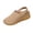 Khaki, variant on Closed Toe Sandals for Women Ladies Hollow out Shoes Wide Fit Sandals Summer Orthopedic Flats Beach Outdoor Walking Slippers Ballet Round Low Heels Leather Platform Slip On Loafers Orange 9