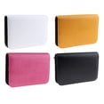 thumbnail image 1 of Estuche de tijeras de tijeras de cabellero de material cuero artificial suave / amarillo / negro / Estuche para peines de peluquería, funda para herrami, 1 of 9
