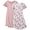 2P-Set1, variant on Womens Nightgown Long Loungewear V Neck Lounge Dress Short Sleeve Sleepshirt Full Length Soft Sleepwear with Pockets