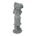 thumbnail image 3 of Northlight 19.5" Gray Boy Hugging Girl Outdoor Garden Statue, 3 of 5