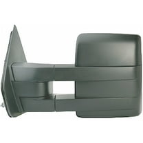 61188F - Fit System Driver Side Towing Mirror for 04-14 Ford F150 extendable, textured black, foldaway, Manual Fits select: 2004 FORD F-150 HERITAGE