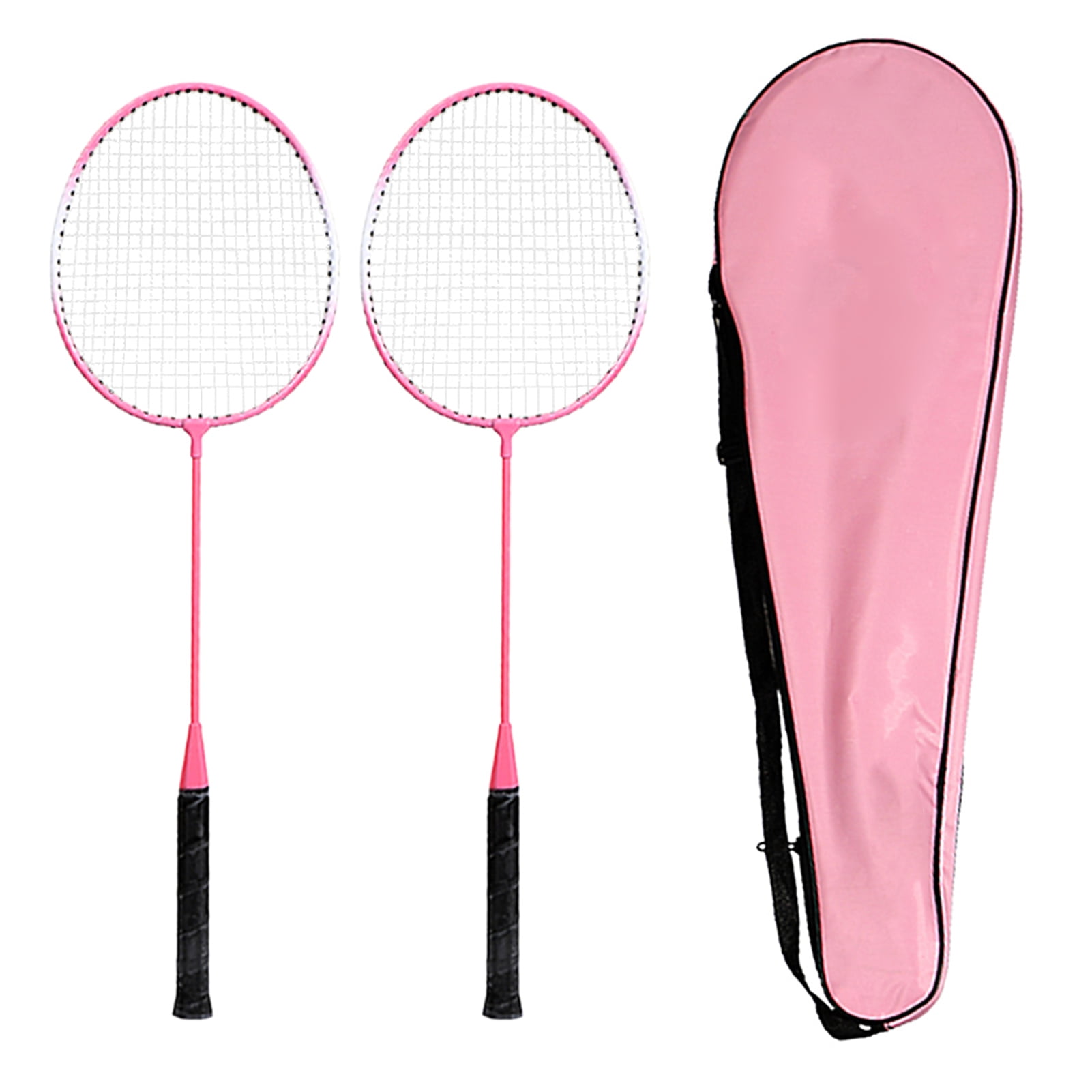 2 Player Badminton Racket Set Indoor Outdoor Sports Students