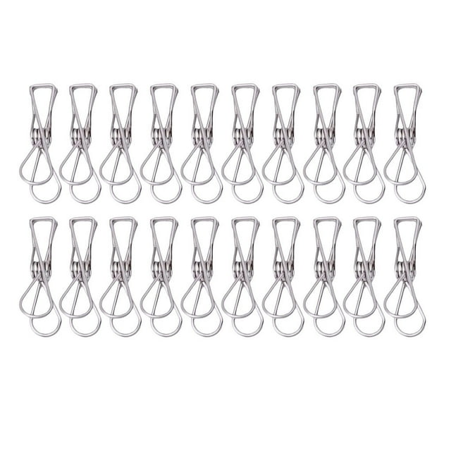 facefd 20Pcs Clothes Pin Pegs Photo Sealing Clips Windproof Multipurpose Clothing Clamps Hangers Laundry Towel Socks Home Use 6cm