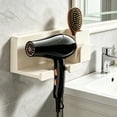 thumbnail image 1 of Soporte de pared para secador de pelo sin necesidad de taladrar | Organizador de baño | Estante multifuncional para herramientas de peluquería | Soporte adhesivo para plancha, rizador y cepillo, 1 of 6
