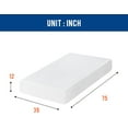 thumbnail image 3 of FDW Adult 12" Cooling Technology Twin Medium Tight Top Memory Foam Mattress, 3 of 7
