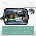 thumbnail image 4 of Diaper Bag Backpack with Changing Pad, Insulated Pocket Large Capacity Stroller Organizer Bag Gray, 4 of 7