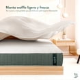 thumbnail image 4 of Dreamlab Manta Ligera con Textura Tipo Waffle – Colcha Suave, Ligera y Transpirable – Estilo Elegante Punto Gofre para Cama o Sofá – Ideal para Todas las Estaciones – Tamaño Matrimonial – Color Beige, 4 of 10
