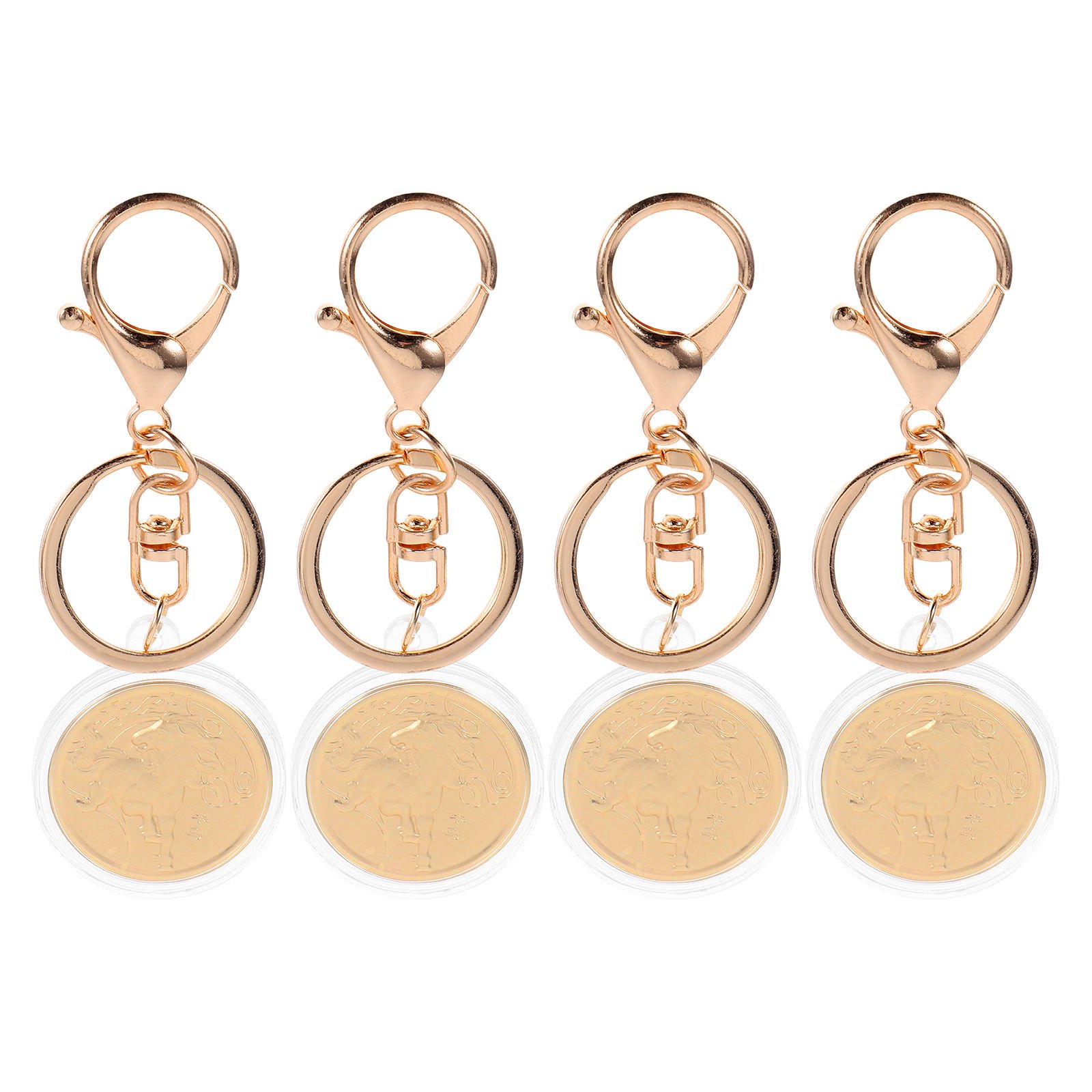 LIFKOME 4- Year Keychain Set Key for Purse Backpack Bag Accessories and Decorative Charms