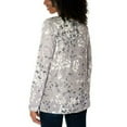 thumbnail image 2 of Mario Serrani Women's Floral Print Ultra Soft Lightweight Relaxed Fit Tunic Top, 2 of 5