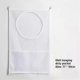 thumbnail image 2 of Dirty Clothes Storage Bag Basket Frame Bucket Foldable Mesh Laundry Bathroom Wall Hanging Household Clothing Organizer with Hook, 2 of 5