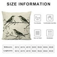thumbnail image 5 of BCIIG  Throw Pillow Covers Swallow Double Sided Decorative Pillows Cushion Cover for Couch Sofa Outdoor 18x18in, 5 of 5