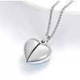 thumbnail image 2 of Crystal Heart Urn Necklace Ash Holder Cremation Jewelry for Ashes Urn Pendant Jewelry for Pet Human Ashes Keepsake Memorial Jewelry Gift for Women, 2 of 4
