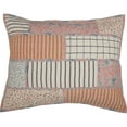 thumbnail image 4 of VHC Brands Farmhouse Multicolor Patchwork Cotton Blend Quilted Pillow Sham, Standard - Tie Closure, 4 of 7