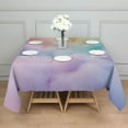 thumbnail image 3 of Soft Pastel Cloudscape Square Tablecloth,Waterproof Square Table Cover,Wipeable Spillproof Washable Table Cover for Home Kitchen Party Decor 42"X42"(107x107cm), 3 of 6